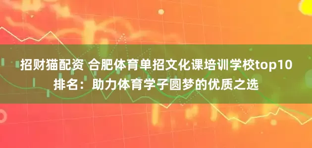 招财猫配资 合肥体育单招文化课培训学校top10排名：助力体育学子圆梦的优质之选